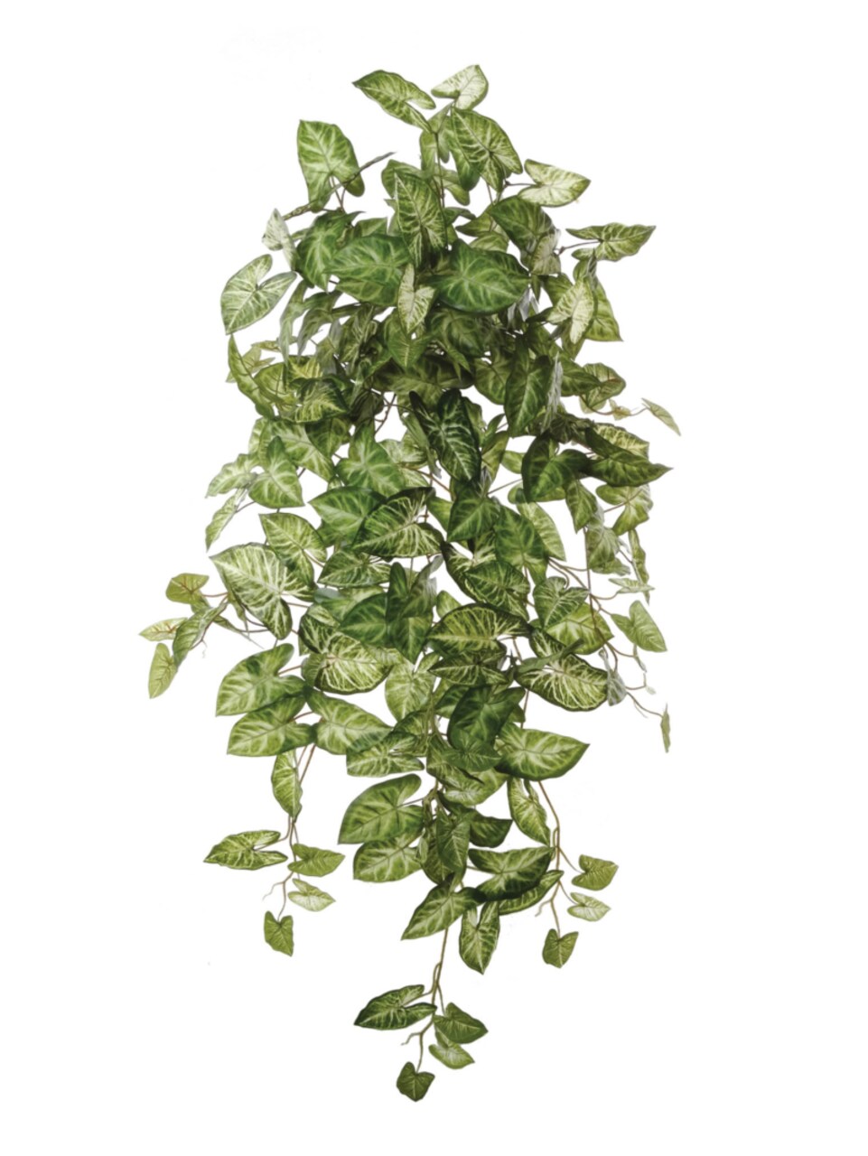 38" Artificial Nepthythis Hanging Bush, 6-Pack - 196 Lifelike Silk Leaves, Indoor/Outdoor Use, Home & Office Decor - Year-Round Greenery, Floral Home by Artificial Flowers